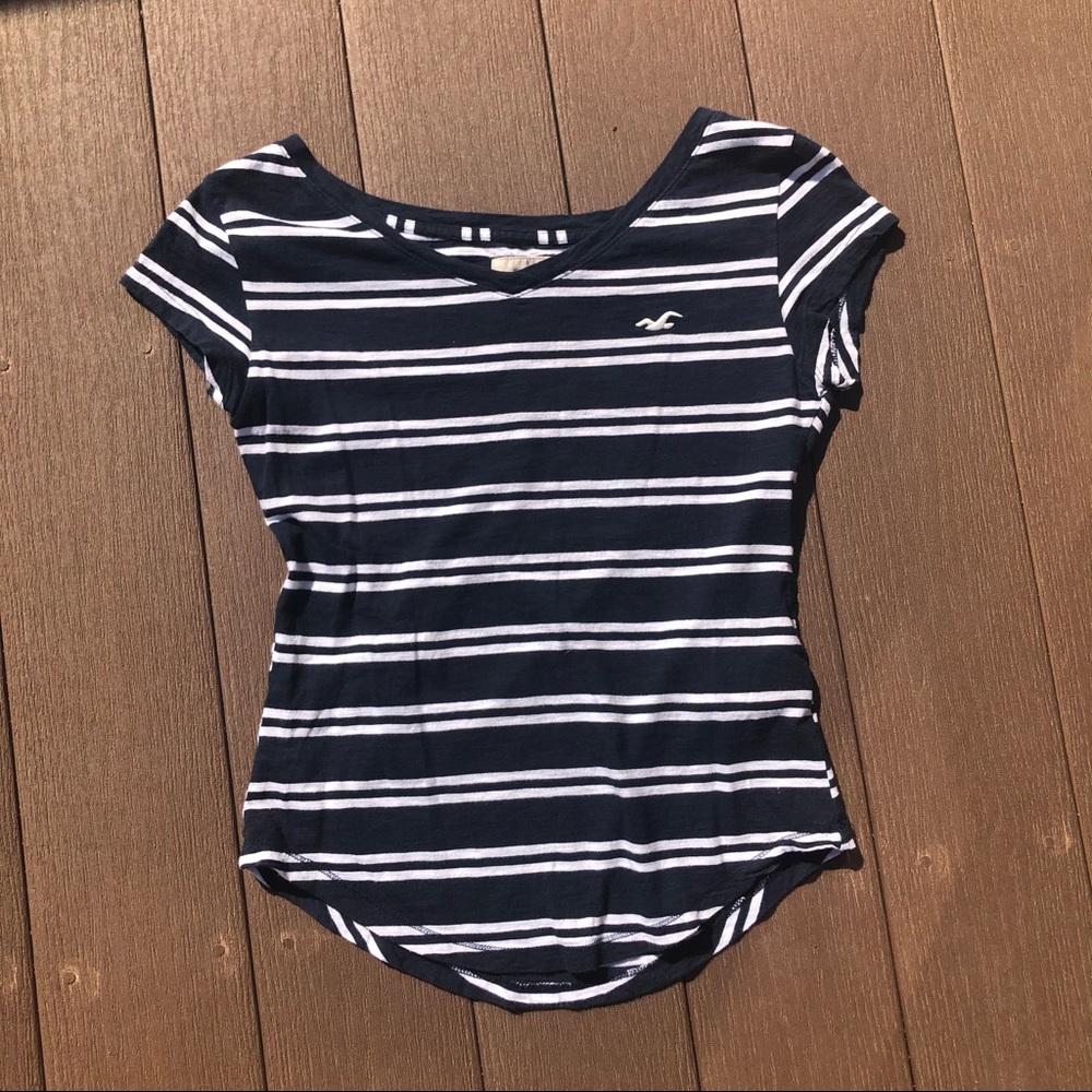 XS Striped Hollister Tee